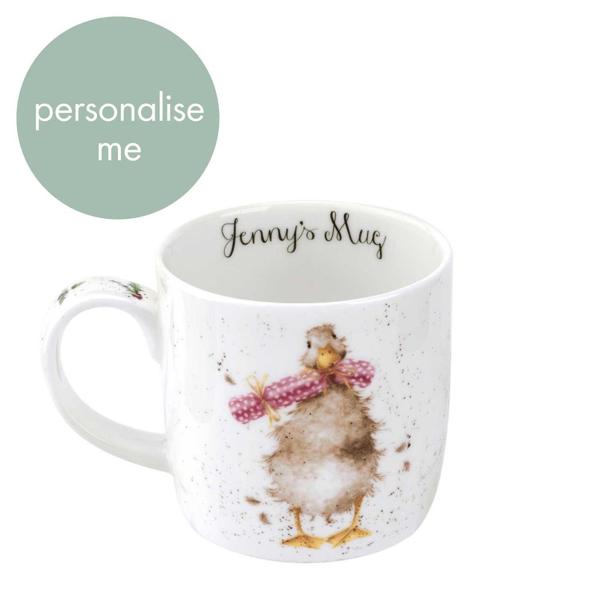 Wrendale Designs Personalised Duck Mug