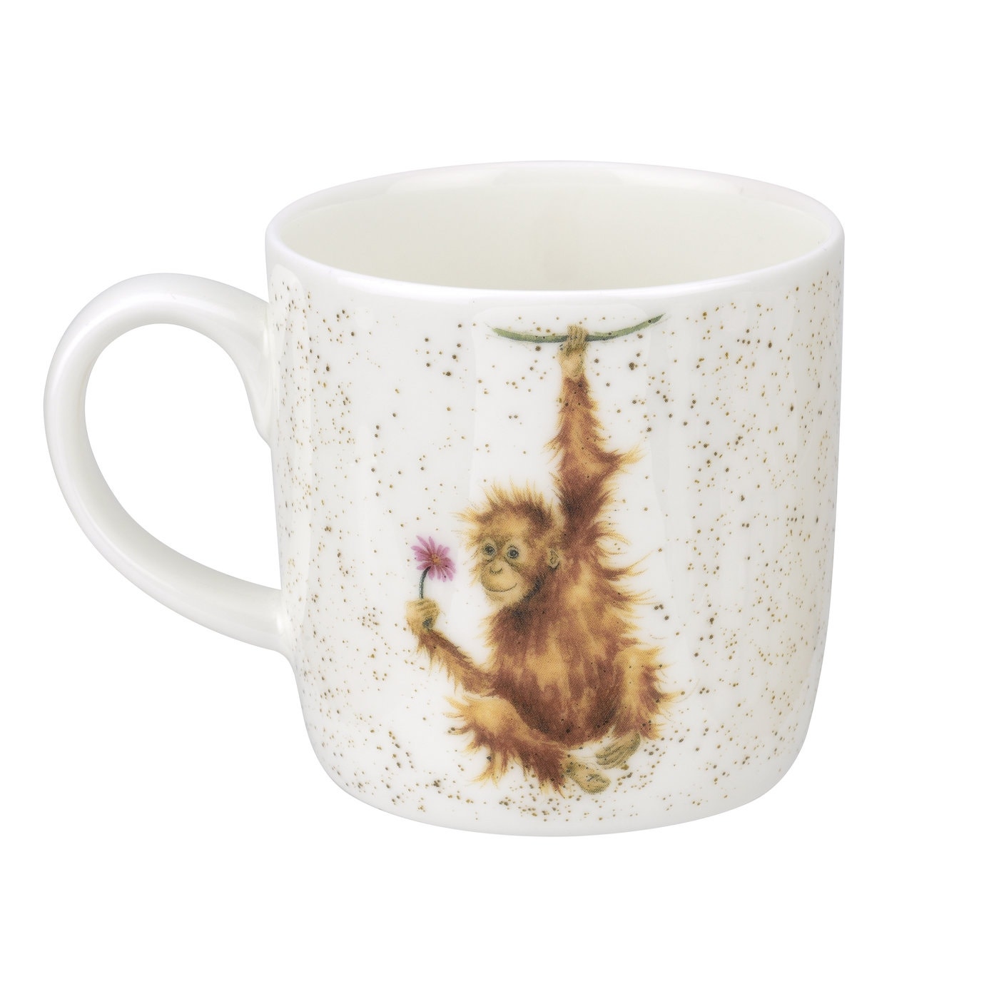 Royal Worcester Wrendale Designs Orangutangle Fine Bone China Mug