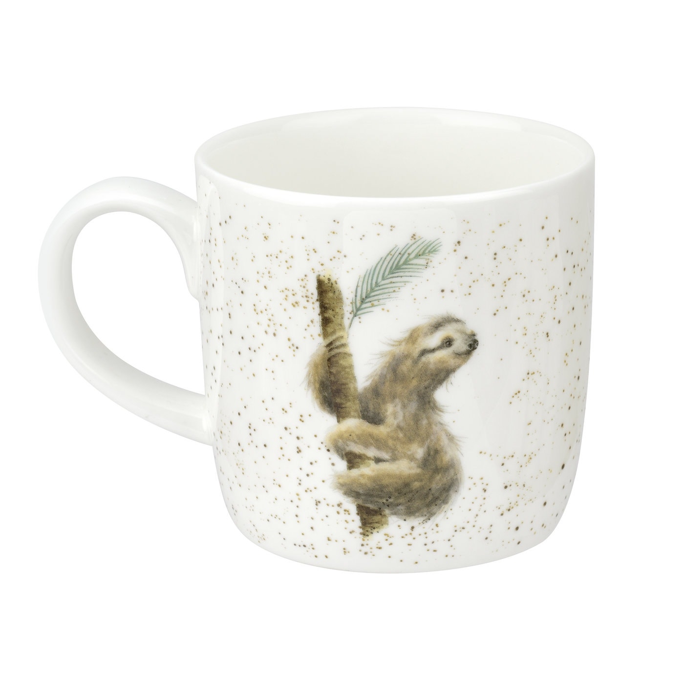 Royal Worcester Wrendale Designs Hanging Around Sloth Fine Bone China Mug