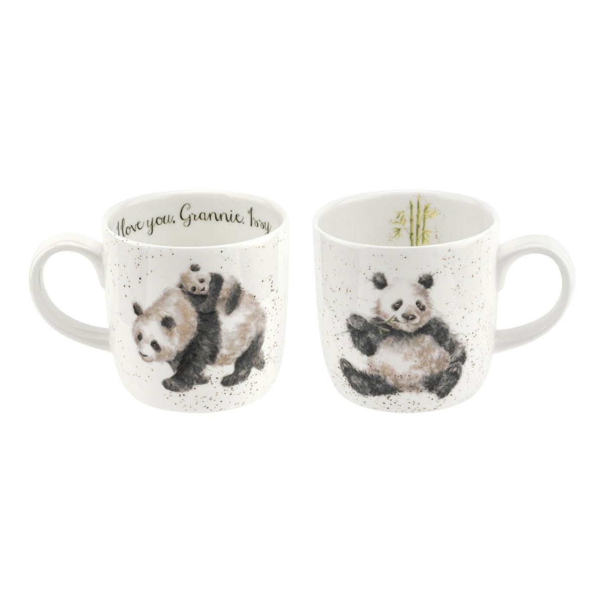 Personalised Royal Worcester Wrendale Designs Bamboozled (Panda) Mug