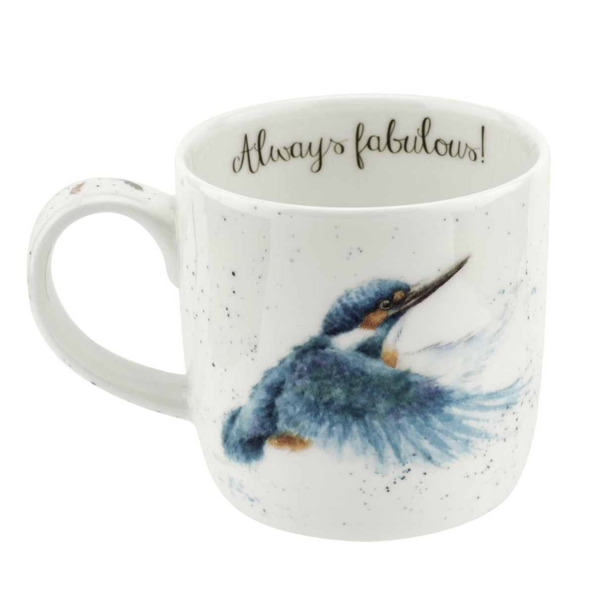 Personalised Royal Worcester Wrendale Designs King of the River (Kingfisher) Mug