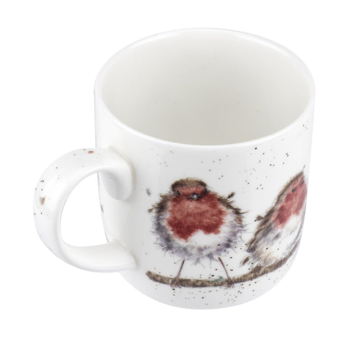 Royal Worcester Wrendale Designs Rockin Robins Fine Bone China Mug