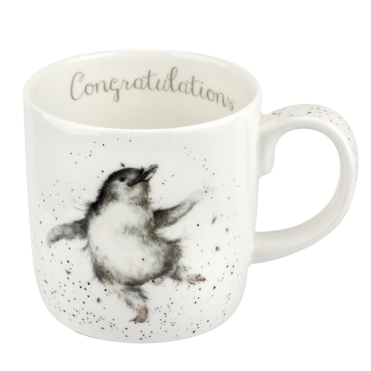 Royal Worcester Wrendale Designs Congratulations Large Fine Bone China Mug