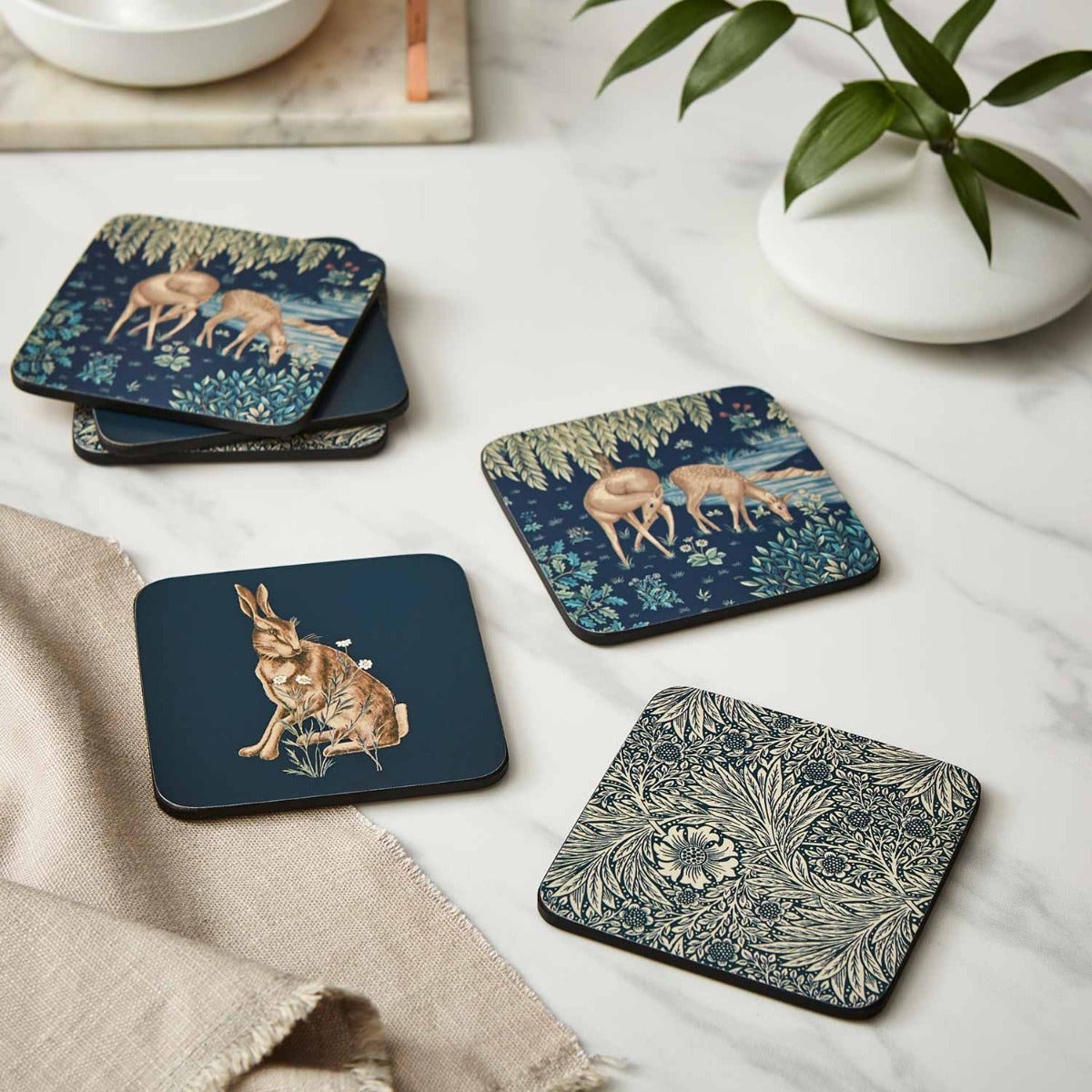 Morris and Co for Pimpernel Wightwick Coasters Set of 6