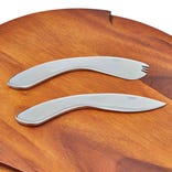 Nambé Cheese Block with Knife & Spreader