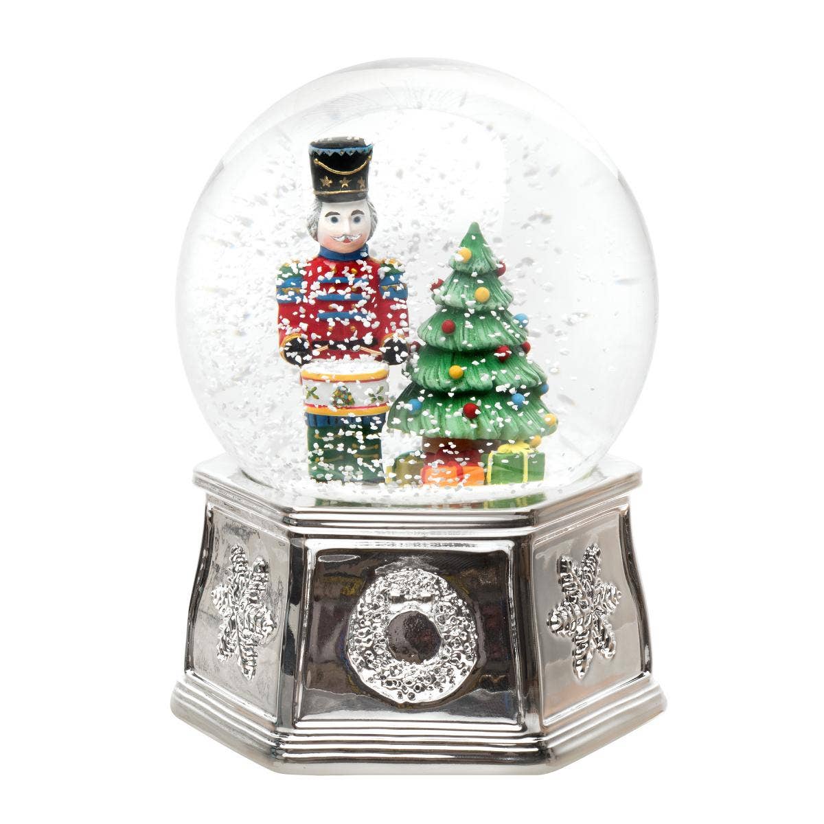 Christmas Tree Nutcracker Snowglobe