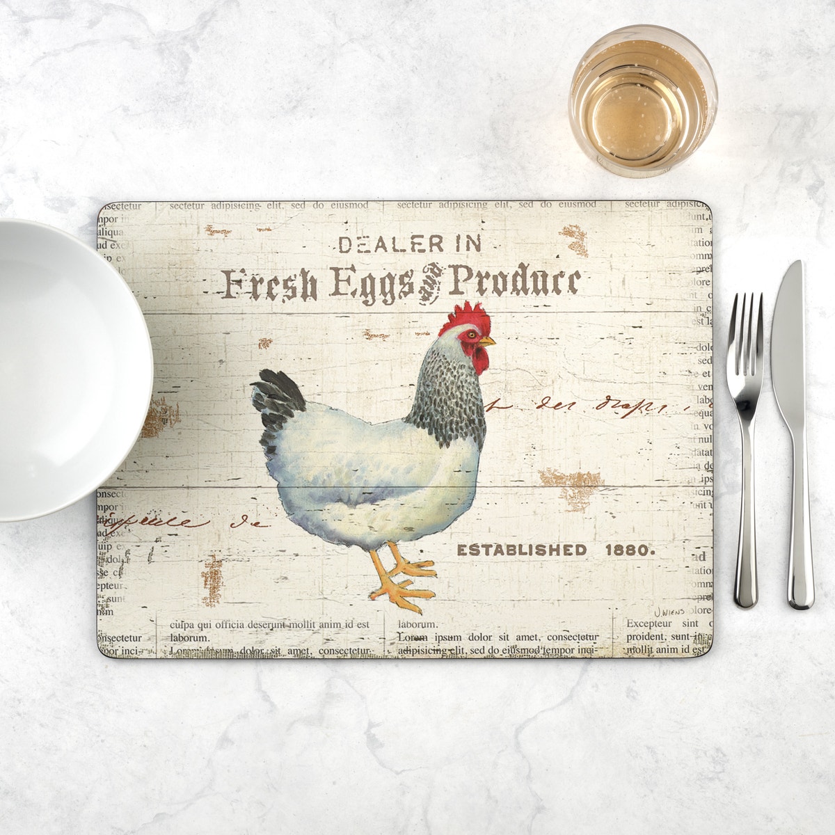 Pimpernel On the Farm Large Placemats Set of 4