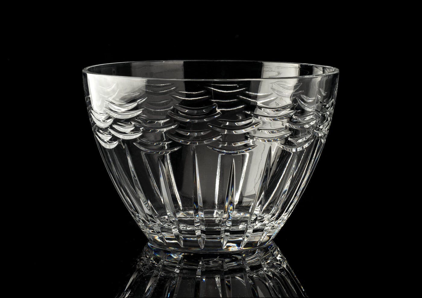 Royal Worcester Lead Crystal Pershore 20cm Bowl