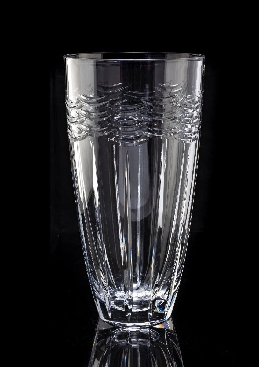 Royal Worcester Lead Crystal Pershore 30cm Vase
