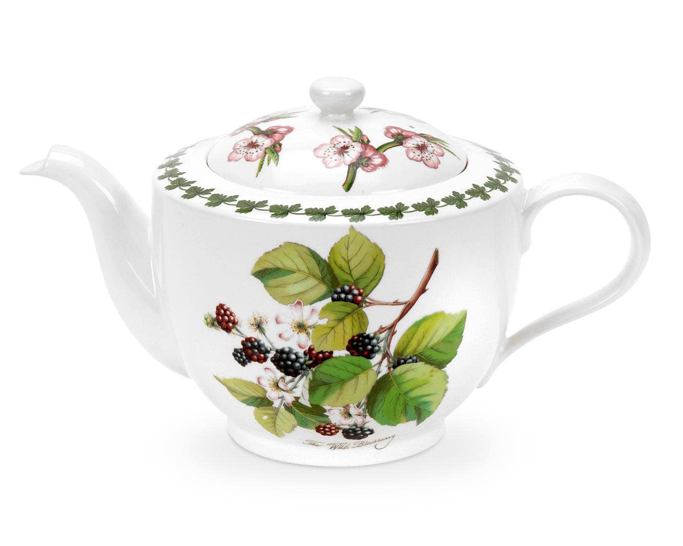 Seconds Portmeirion Pomona 2 Pint Teapot - No Guarantee of Flower Design