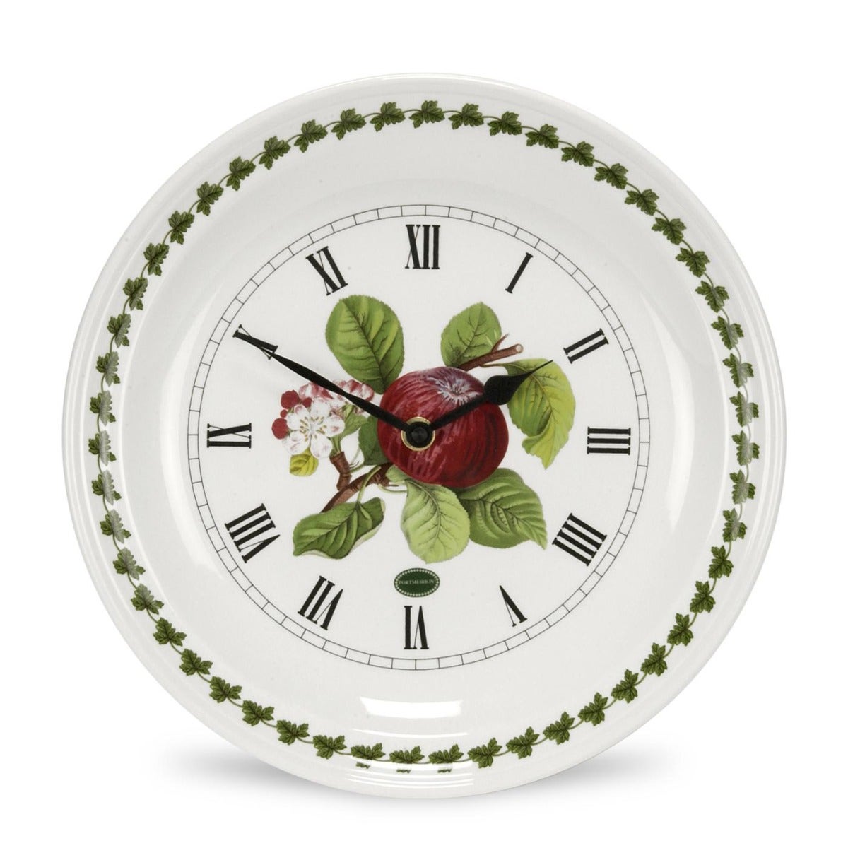 Seconds Portmeirion Pomona 10 Inch Clock - No Guarantee of Fruit Design