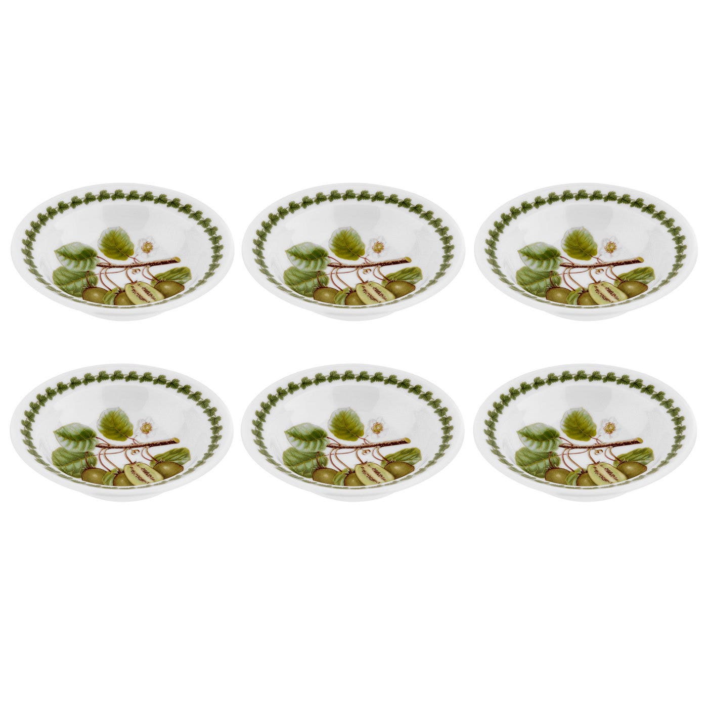 Portmeirion Pomona Kiwi Oatmeal 6 Inch Set of 6