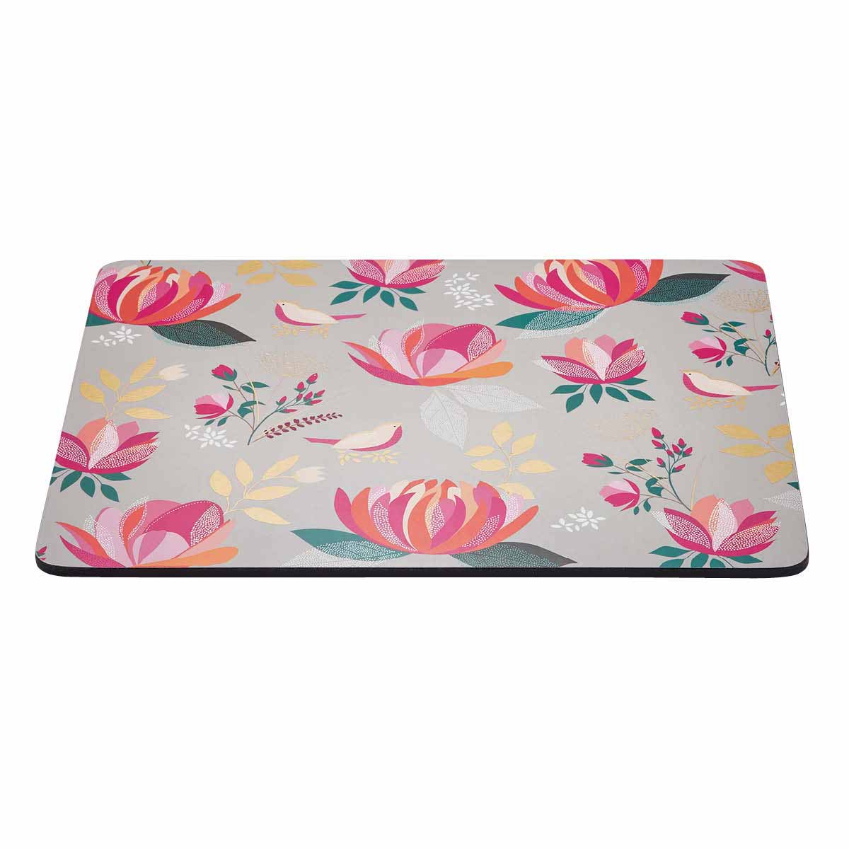 Sara Miller London Peony Placemats Set of 4 Grey