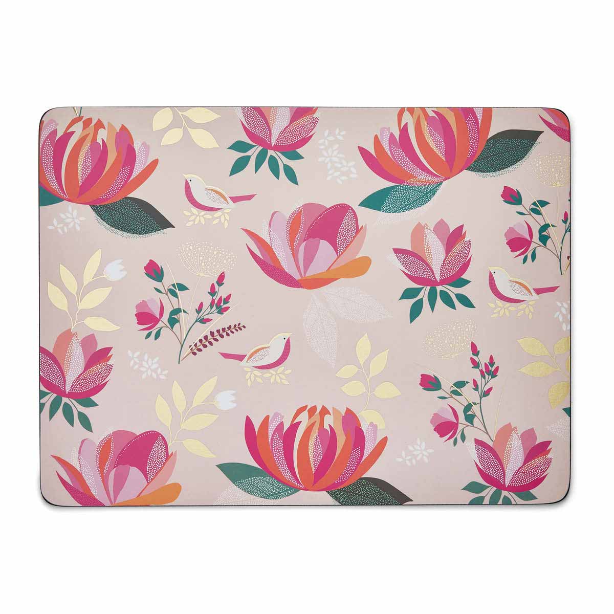 Sara Miller London Peony Placemats Set of 4 Pink