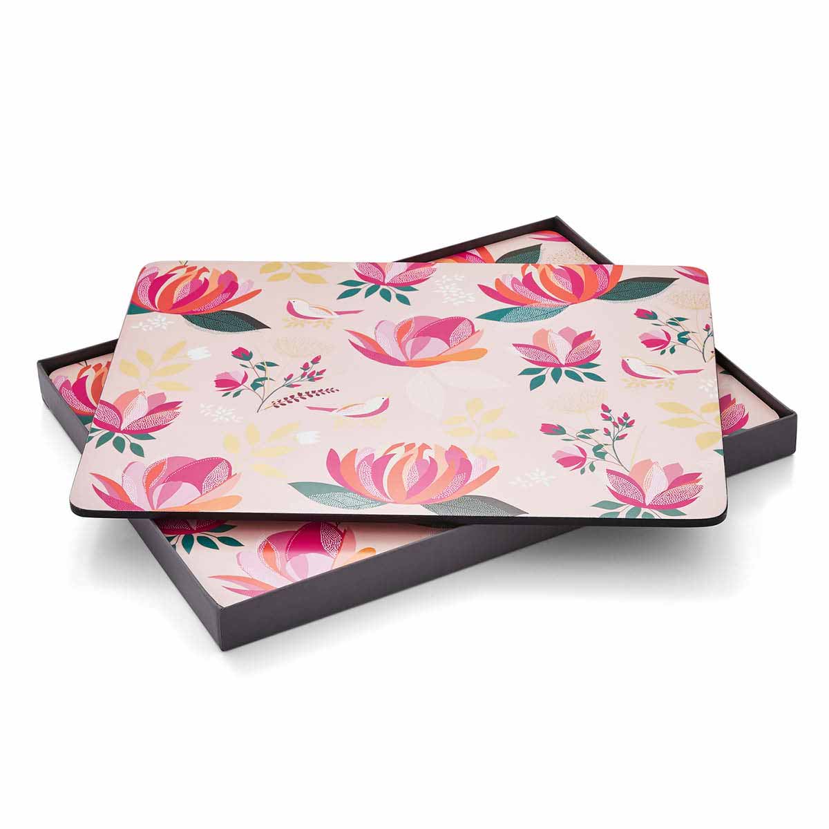 Sara Miller London Peony Placemats Set of 4 Pink