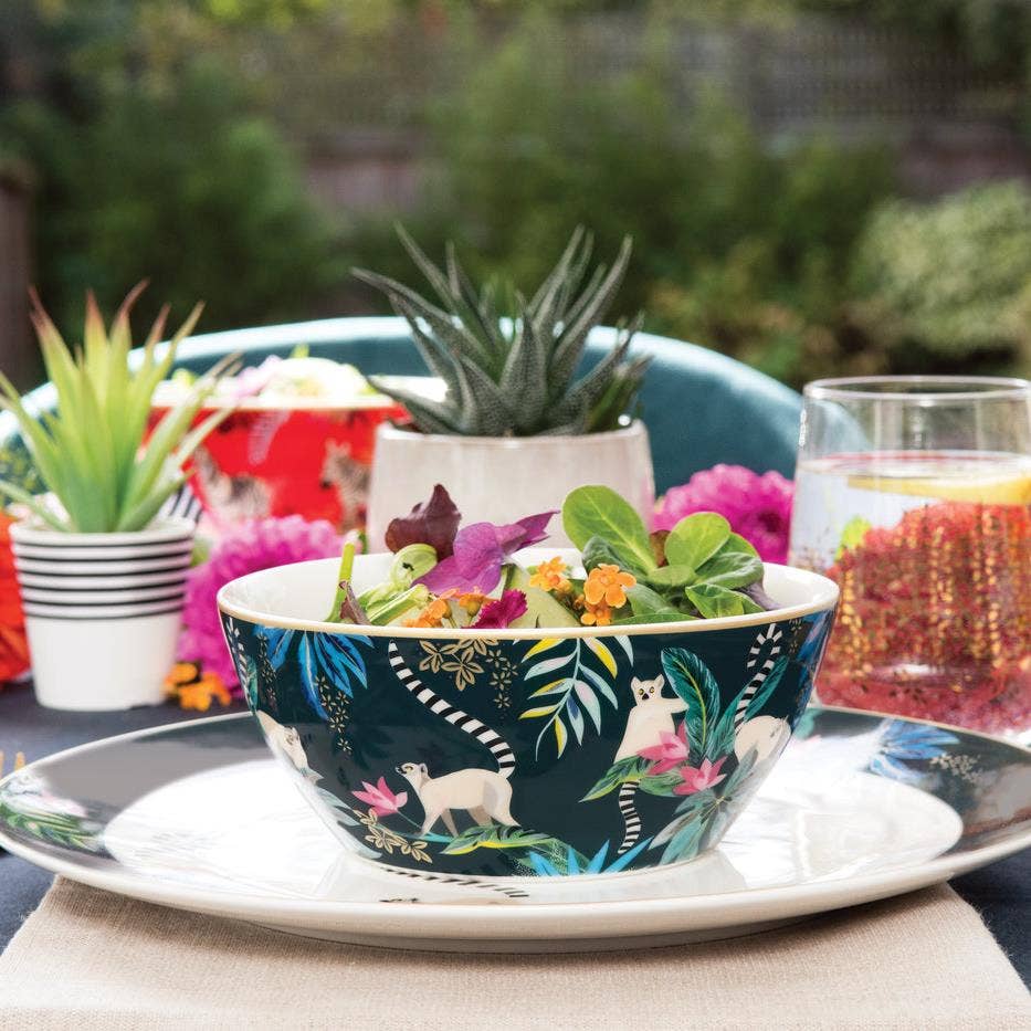 Sara Miller London Portmeirion Tahiti Cereal Bowls Set of 4
