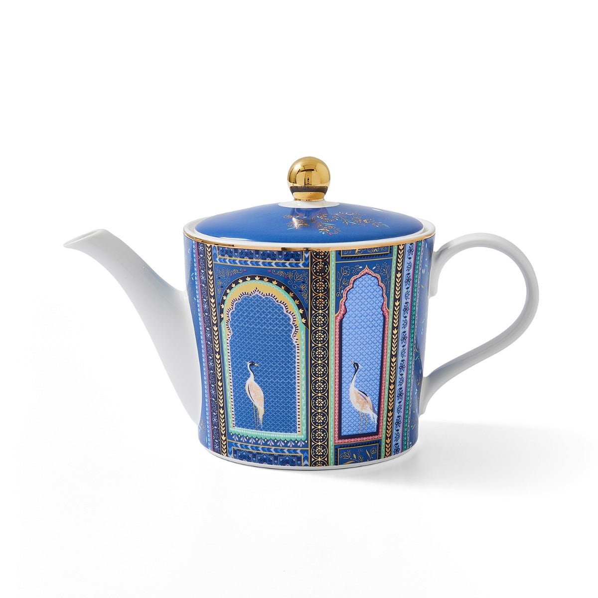 Sara Miller India Lattice Windows Teapot