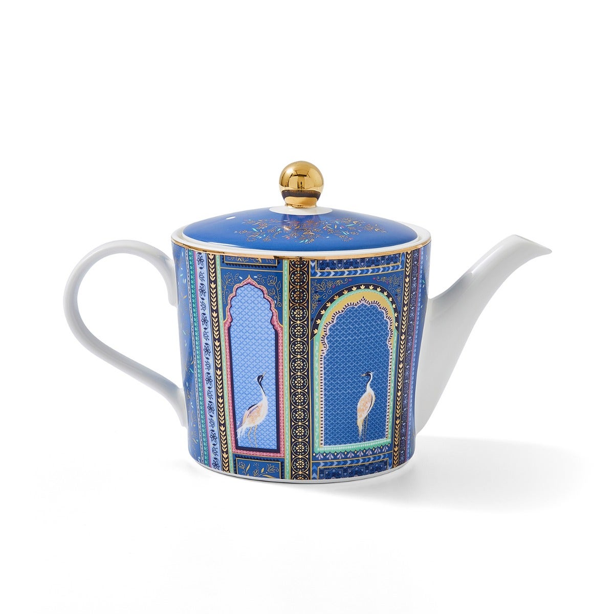 Sara Miller India Lattice Windows Teapot