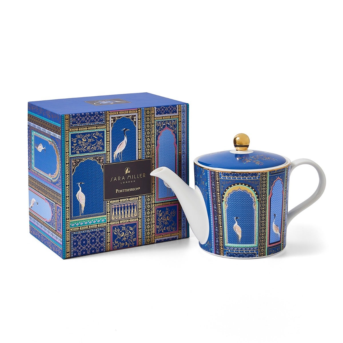 Sara Miller India Lattice Windows Teapot