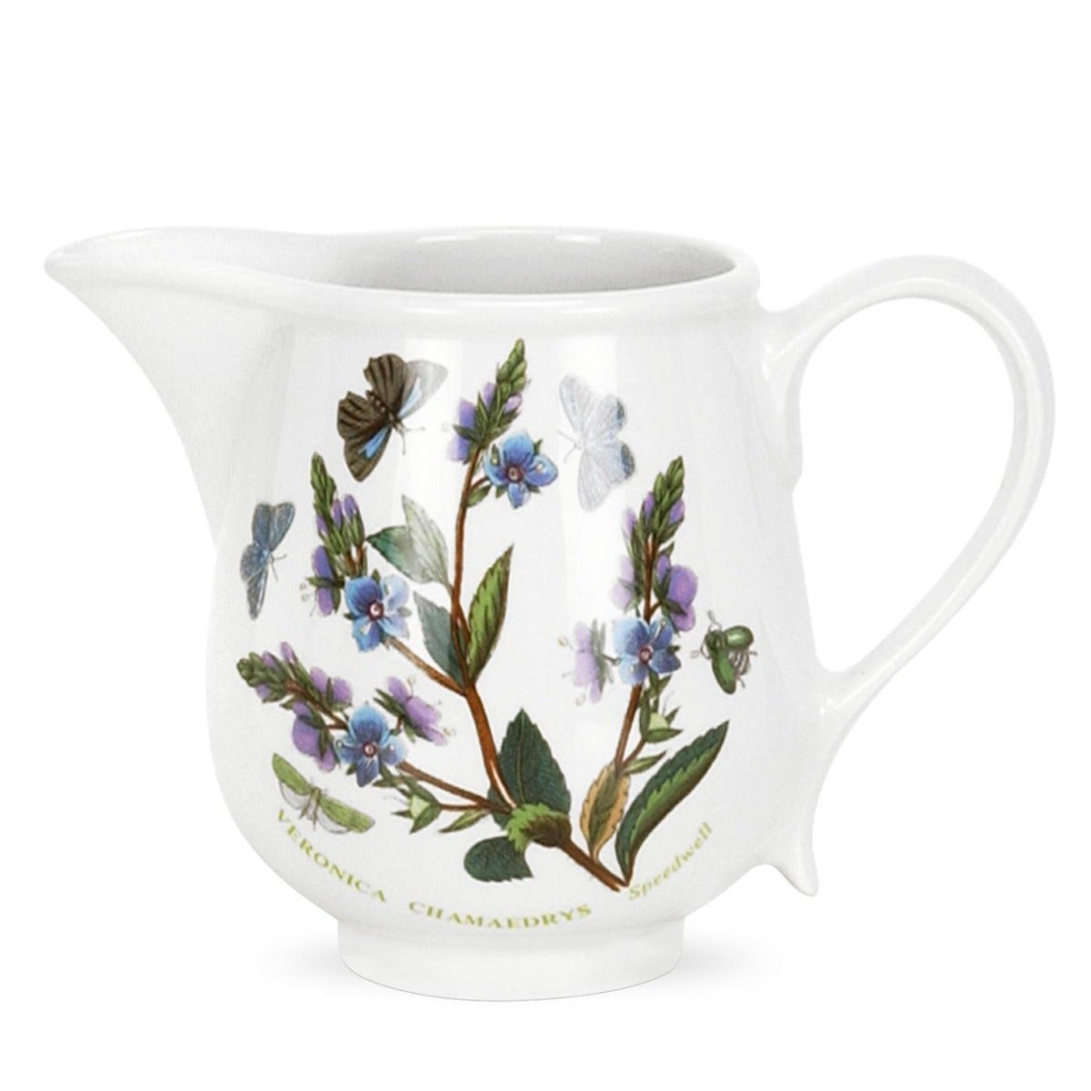 Seconds Portmeirion Botanic Garden Cream Jug No Guarantee of Flower Design