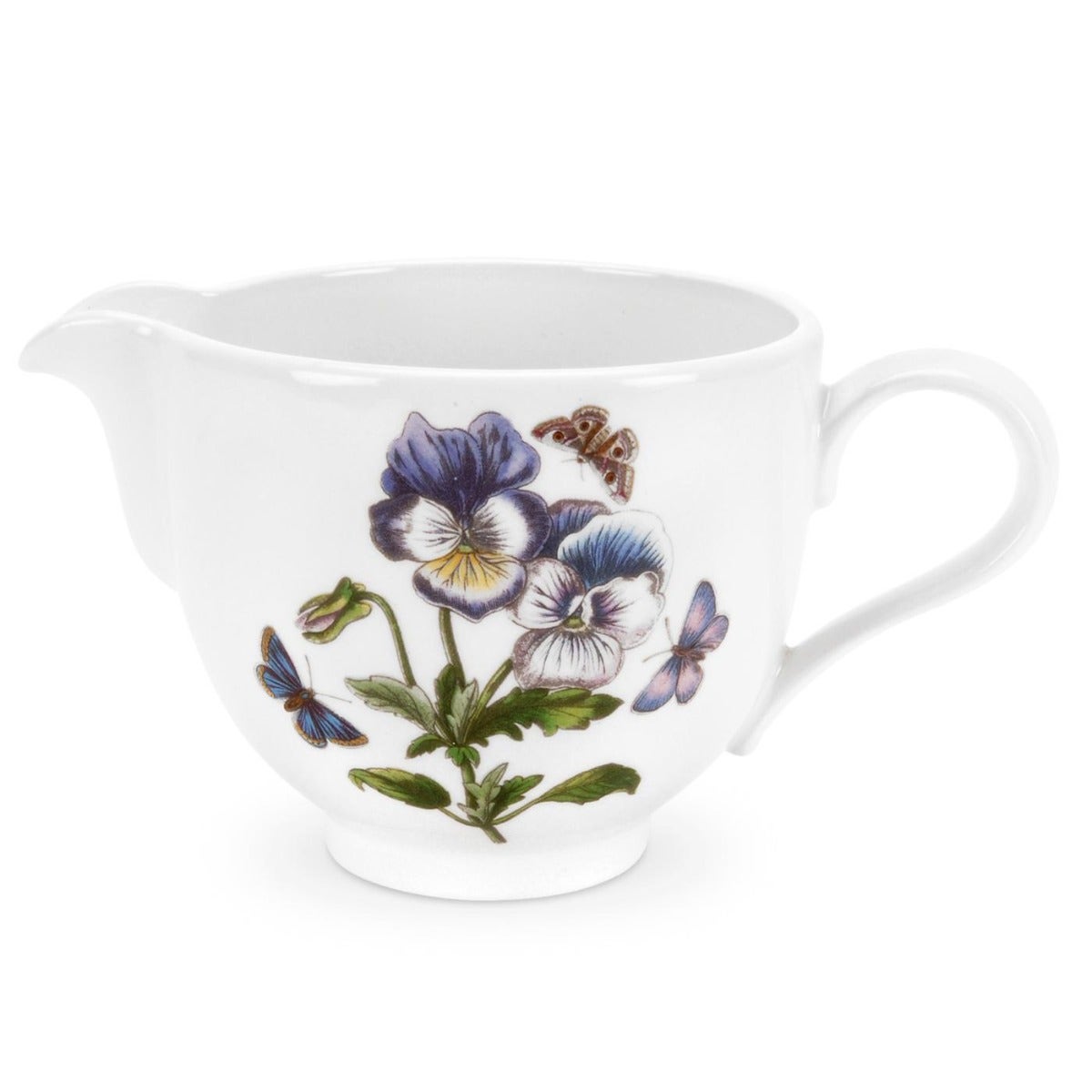 Seconds Portmeirion Botanic Garden Cream Jug Traditional Shape No Guarantee of Flower Design