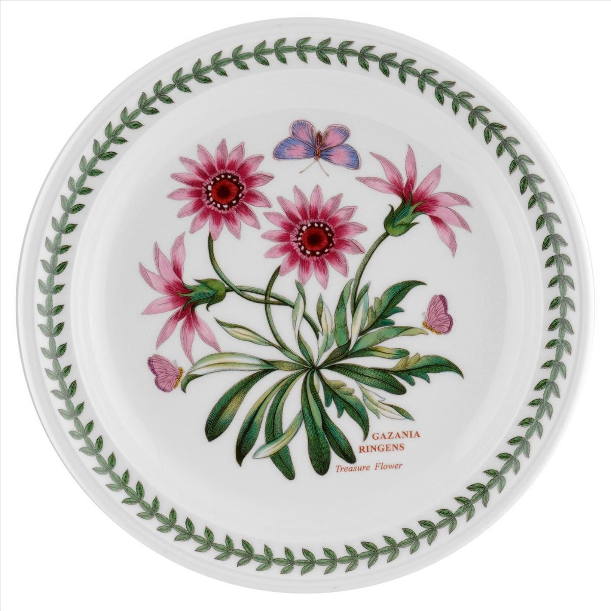 Seconds Portmeirion Botanic Garden 8 Inch Plate Set of 6 No Guarantee of Flower