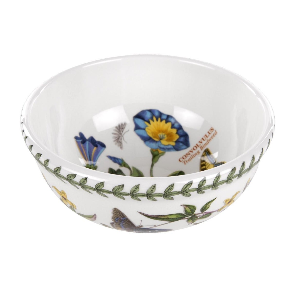 Seconds Portmeirion Botanic Garden Set of 6 5.5 Inch Fruit Salad Bowl - No Guarantee of Flower Motif