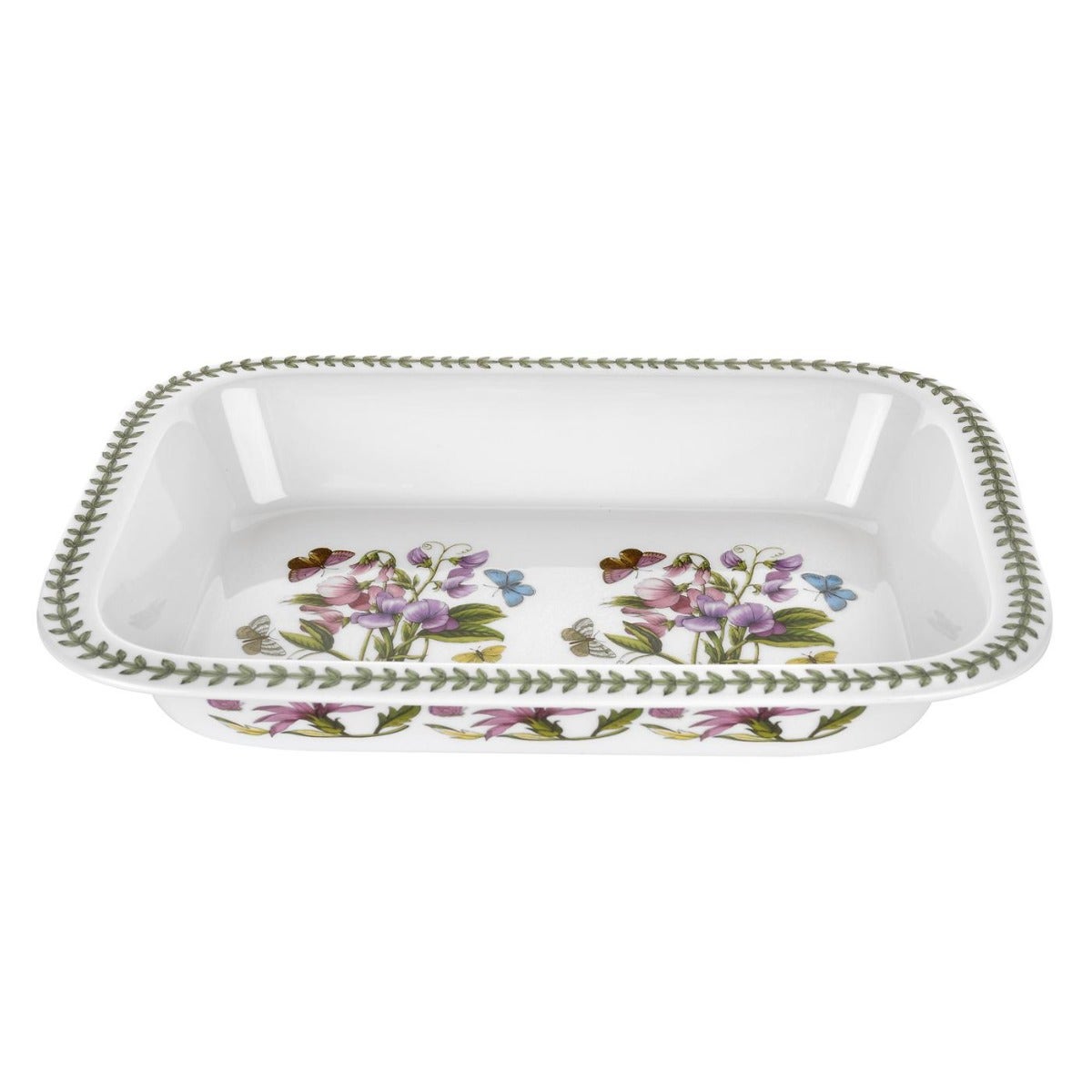 Seconds Portmeirion Botanic Garden Medium Roasting Dish - No Guarantee Of Flower Design