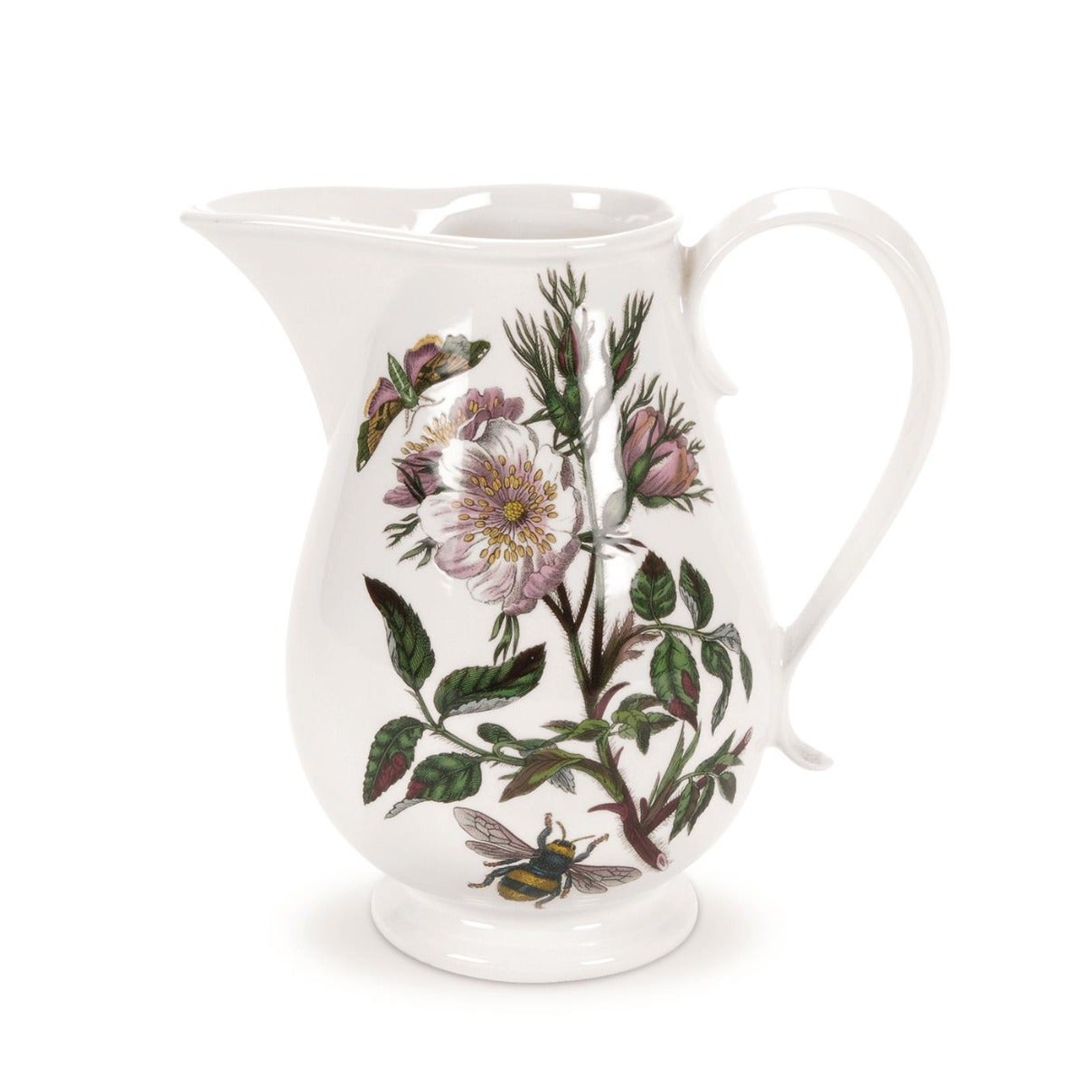 Seconds Portmeirion Botanic Garden Water Jug 1.75 Pint No Guarantee of Flower Design