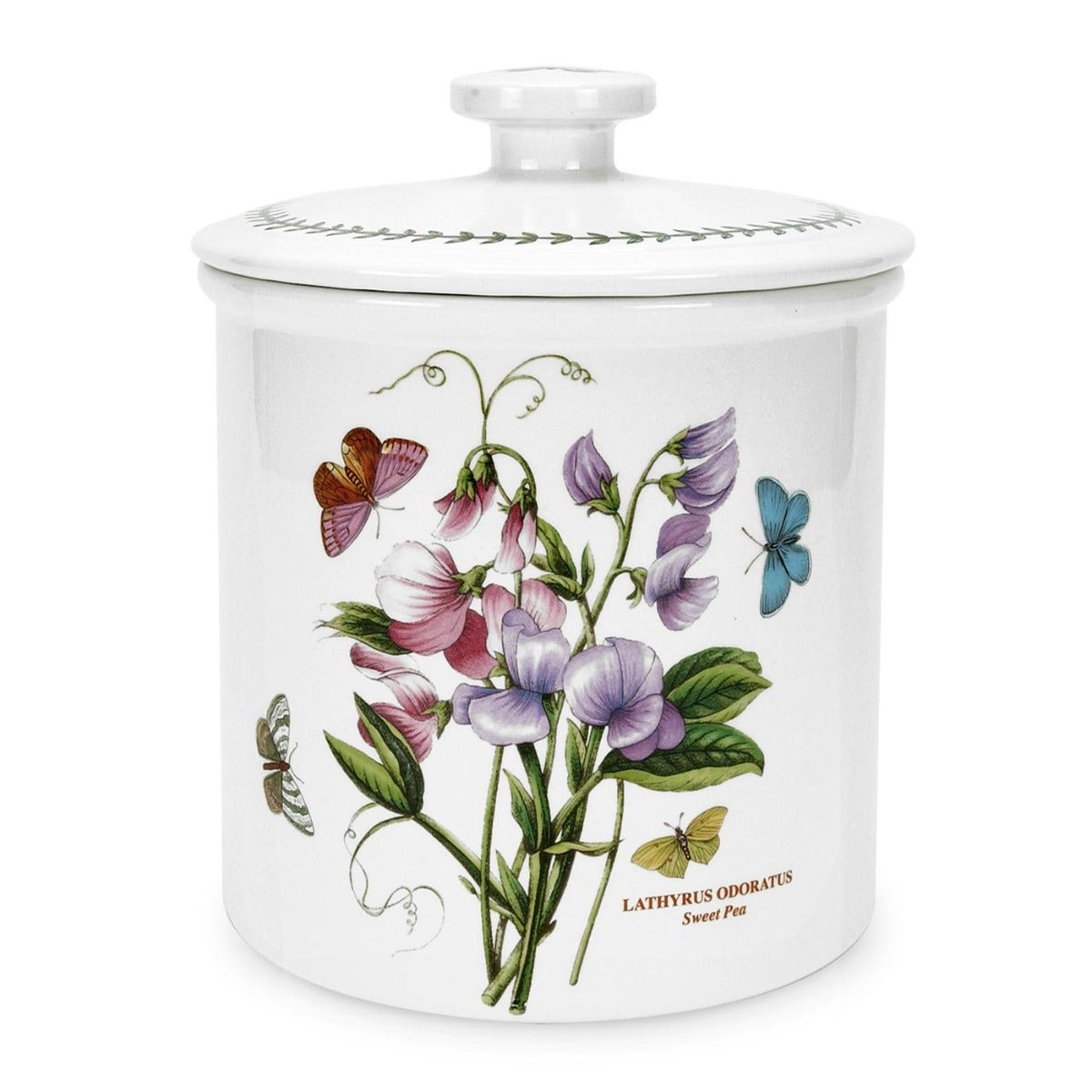 Seconds Portmeirion Botanic Garden Lidded Store Crock - No Guarantee of Flower Design