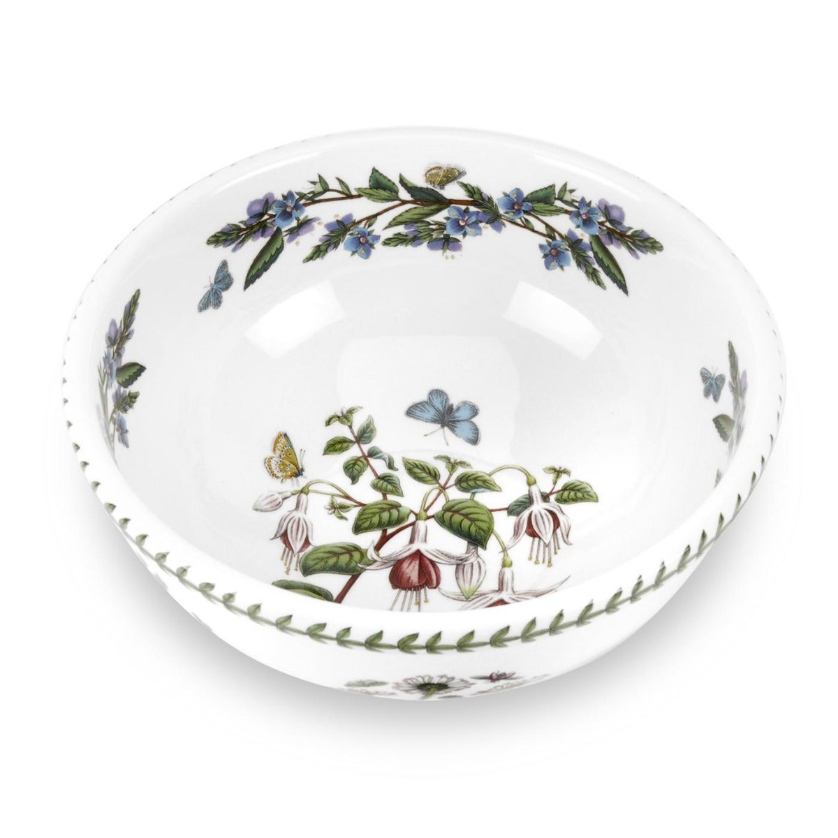 Seconds Portmeirion Botanic Garden 8 Inch Salad Bowl - No Guarantee of Flower Design