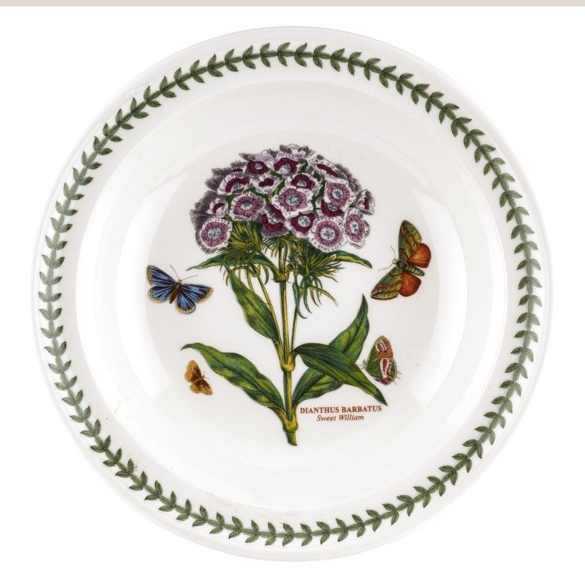 Seconds Portmeirion Botanic Garden 9.5 Inch Pasta Bowl - No Guarantee of Flower Design