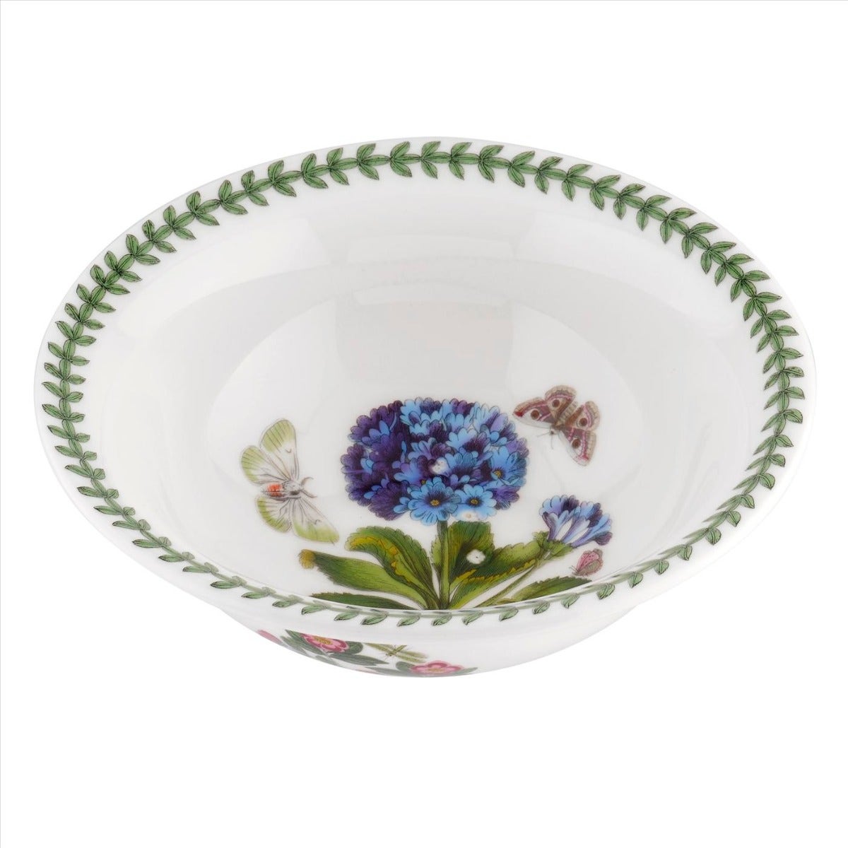 Seconds Portmeirion Botanic Garden Set Of 6 20cm Deep Pasta Bowls - No Guarantee of Flower Design