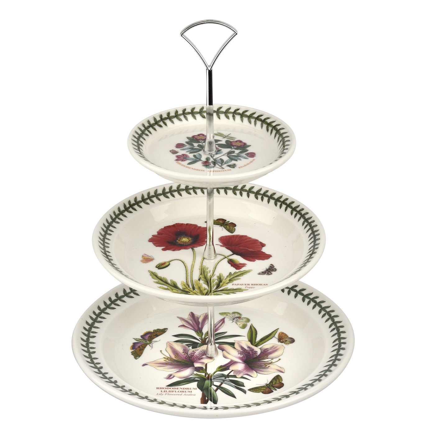 Seconds Portmeirion Botanic Garden 3 Tier Cake Stand