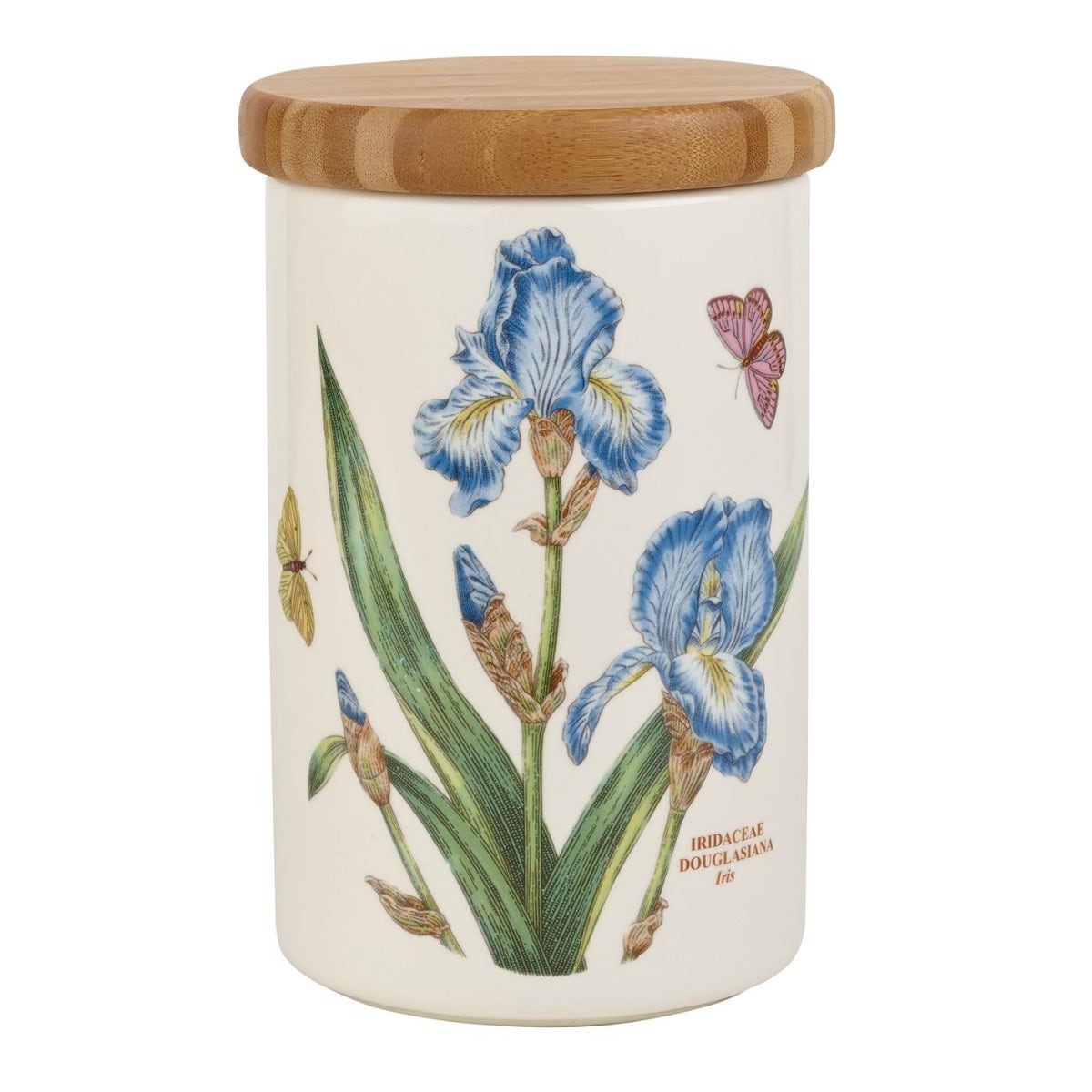 Seconds Portmeirion Botanic Garden 7 Inch Airtight Jar - No Guarantee Of Flower Design