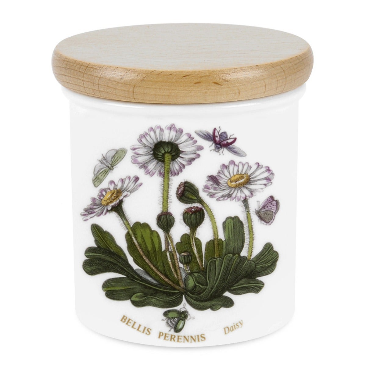 Seconds Portmeirion Botanic Garden Set of 6 2.5 Inch Spice Jars -  No Guarantee of Flower Design