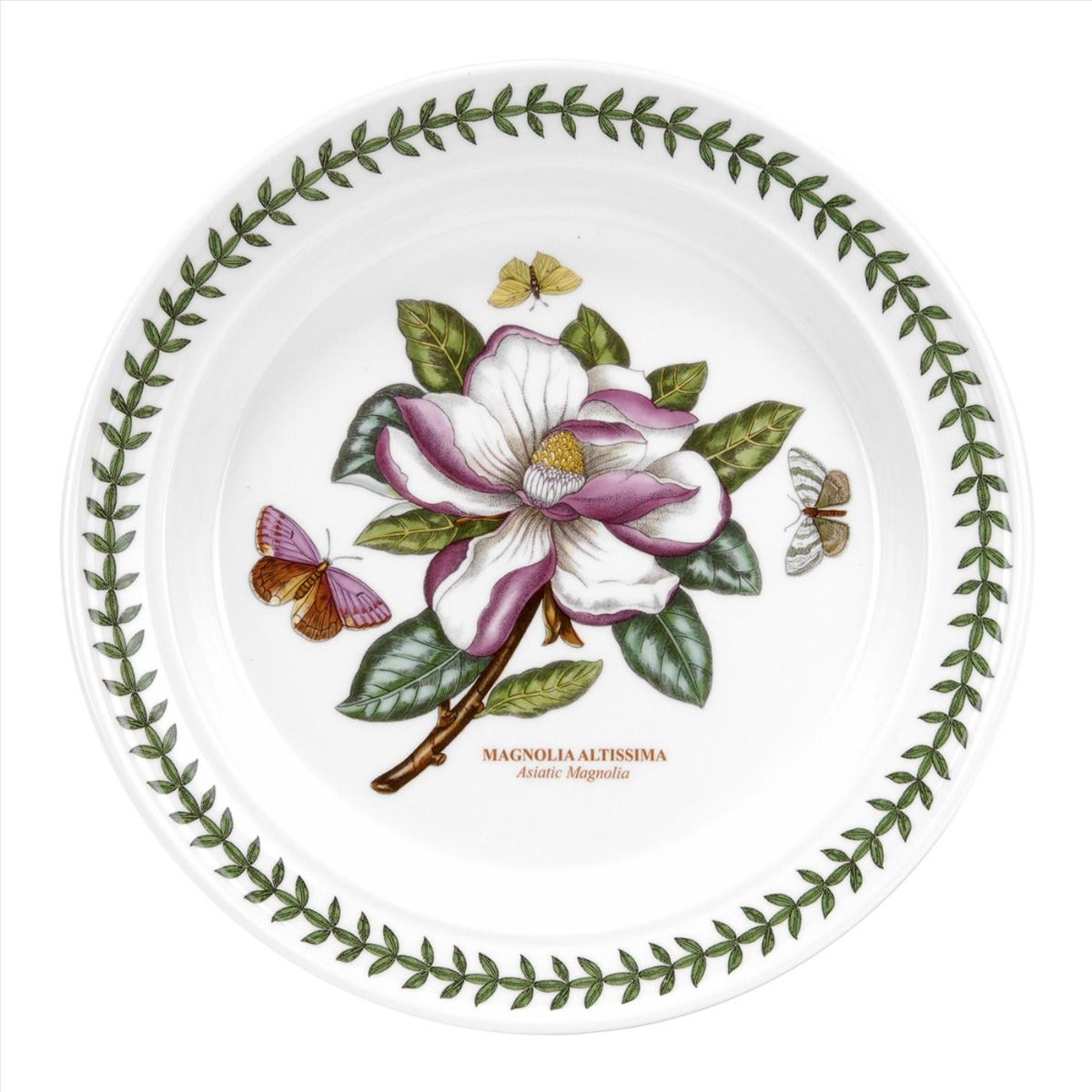 Seconds Portmeirion Botanic Garden Set Of 6 10 Inch Plates - Magnolia