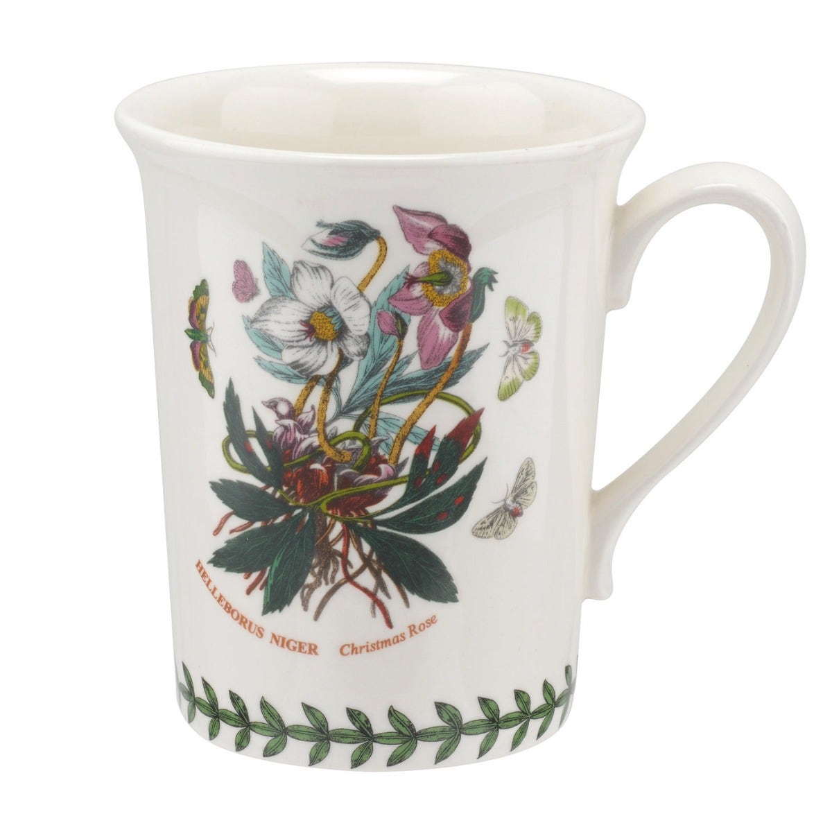 Seconds Portmeirion Botanic Garden Set Of 6 Mugs - Christmas Rose