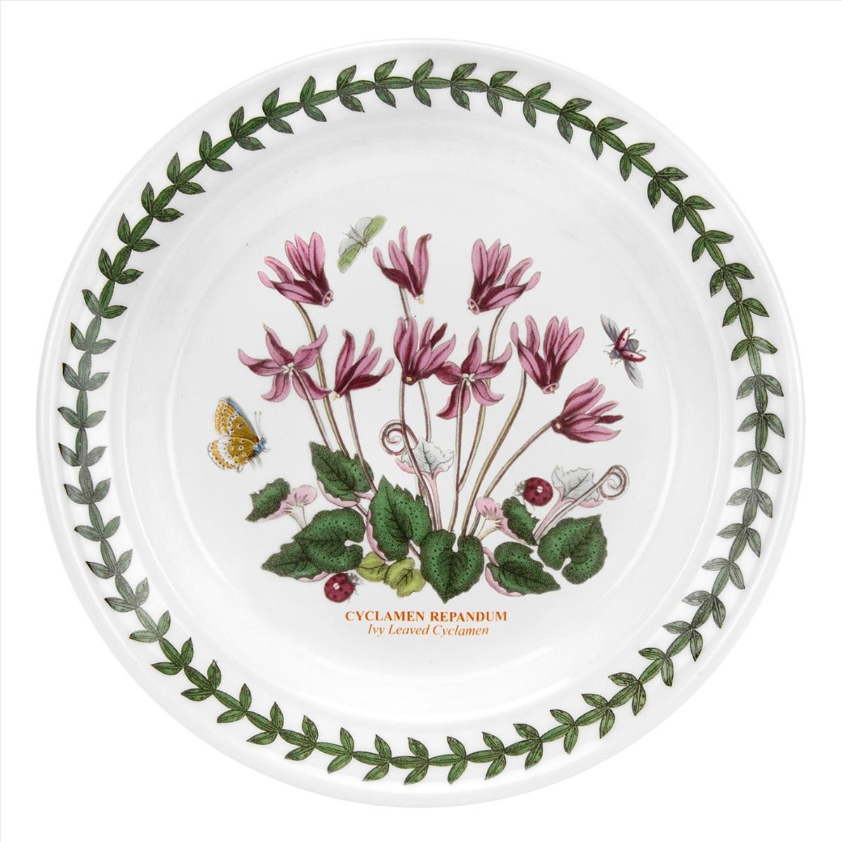 Seconds Portmeirion Botanic Garden Set Of 6 6 Inch Plates - Cyclamen