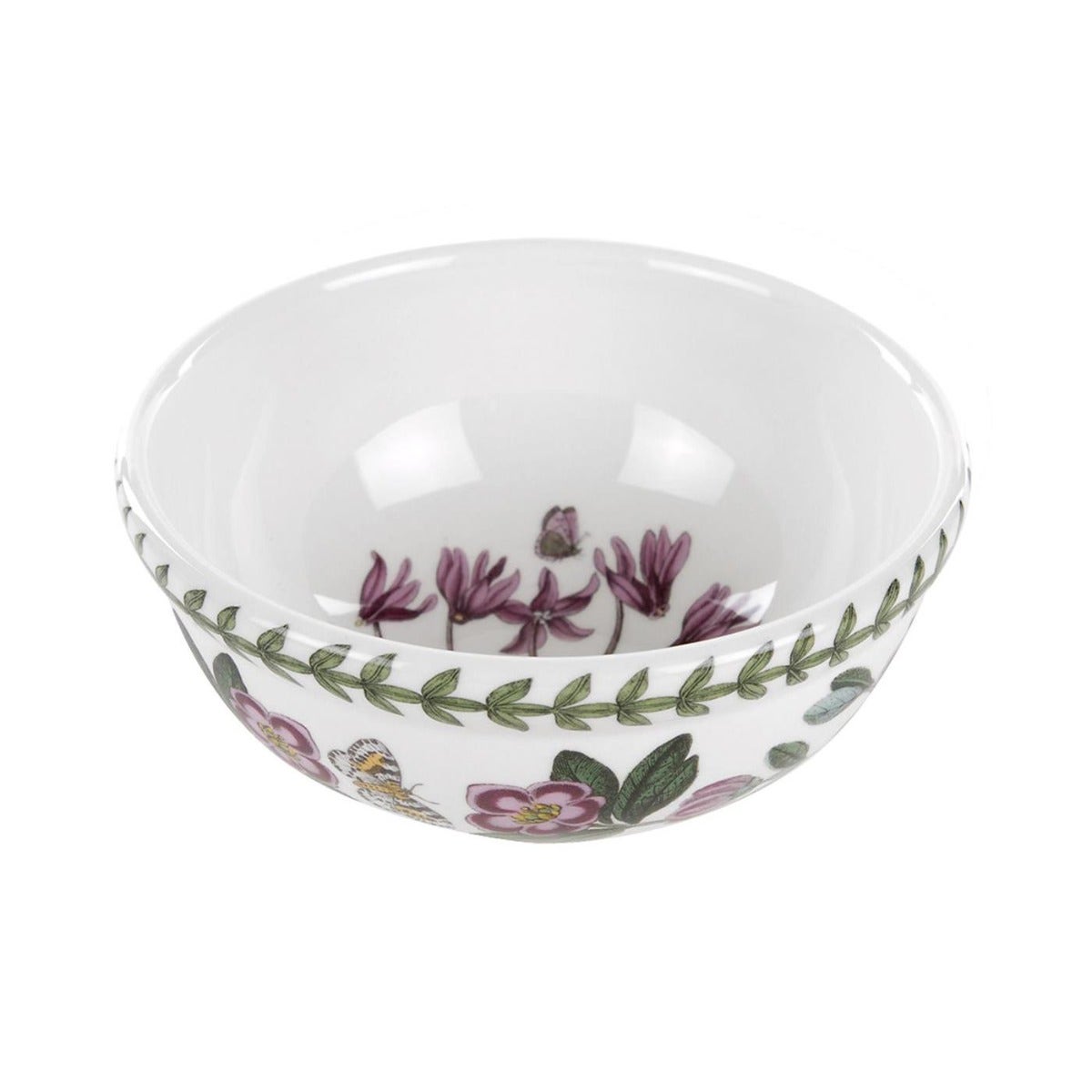 Seconds Portmeirion Botanic Garden 5 Inch Fruit Salad Bowls - Cyclamen