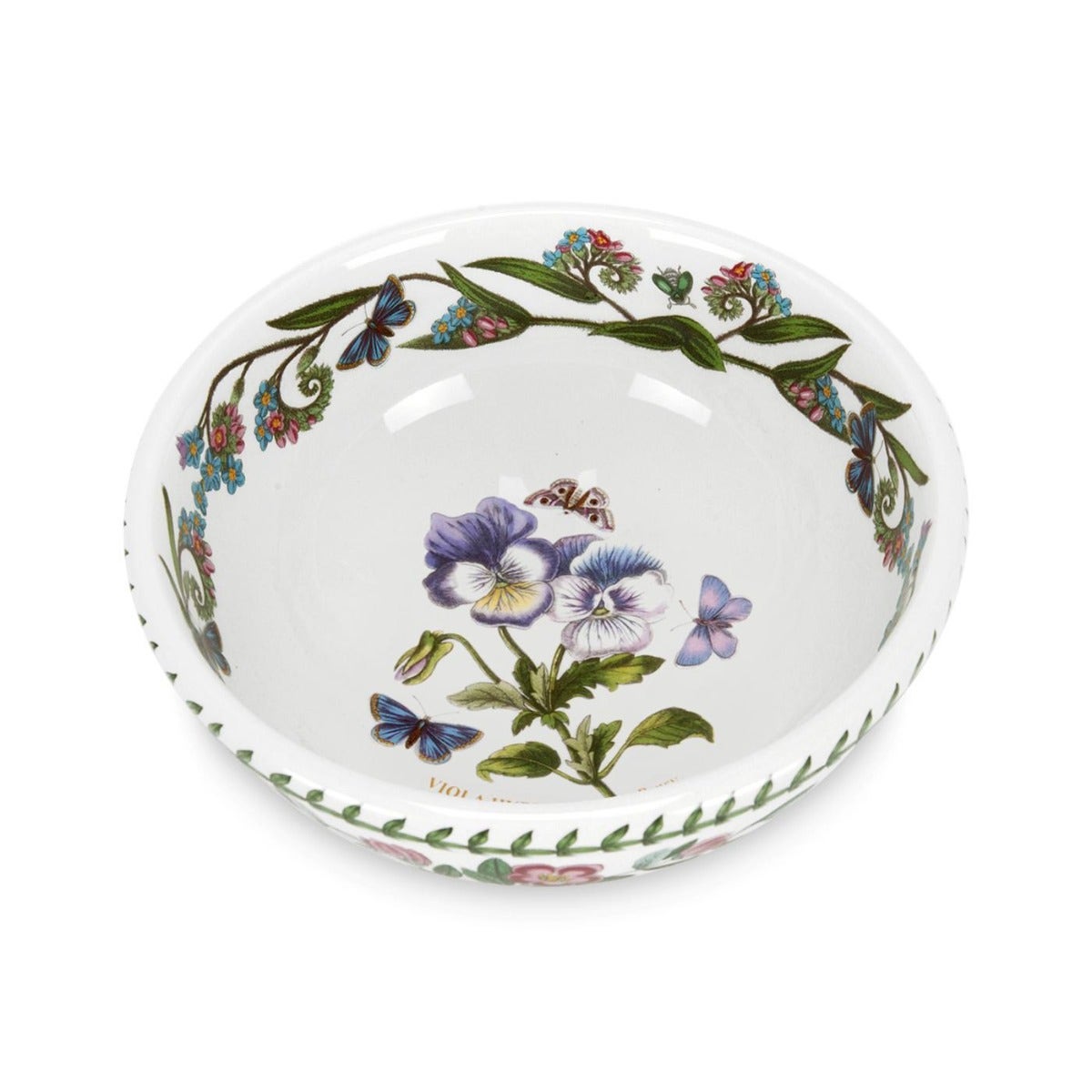 Seconds Portmeirion Botanic Garden 7 Inch Salad Bowl - Pansy