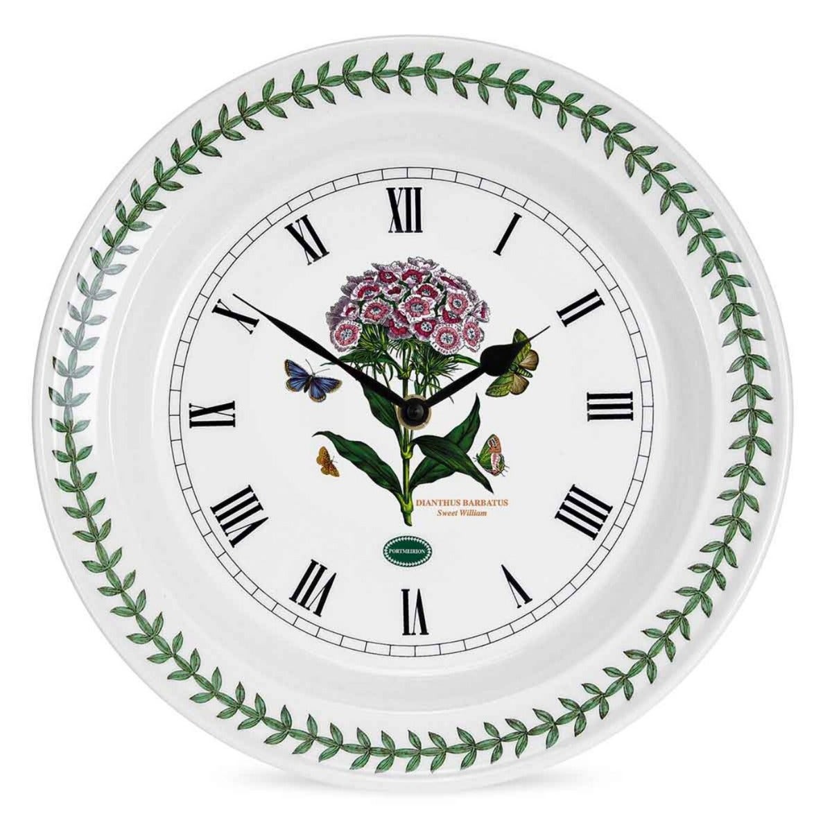 Seconds Portmeirion Botanic Garden Wall Clock - Sweet William