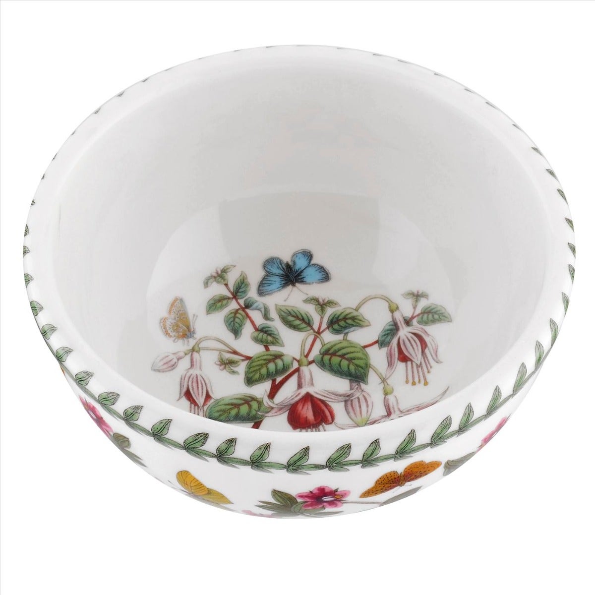 Seconds Portmeirion Botanic Garden Set of 6 5 Inch Fruit Salad - No Guarantee of Flower Designs