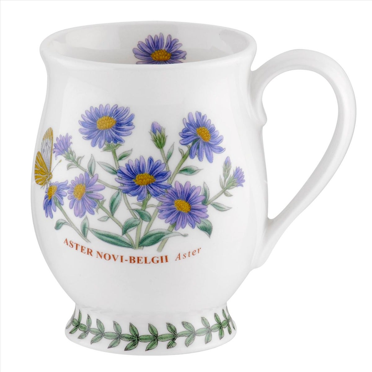 Seconds Portmeirion Botanic Garden Set Of 6 Flower of The Month Bristol Tankards - September