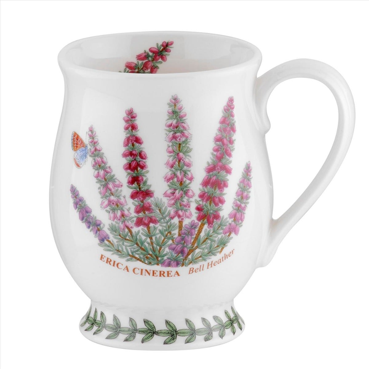 Seconds Portmeirion Botanic Garden Set of 6 Flower of the Month Bristol Tankard - No Guarantee of Month Motif