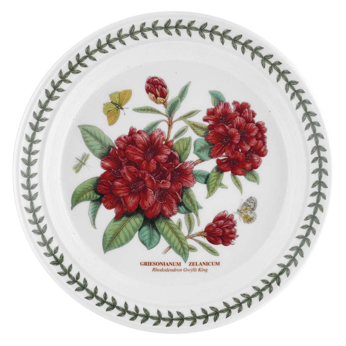 Seconds Portmeirion Botanic Garden 8 Inch Plate - Rhododendron