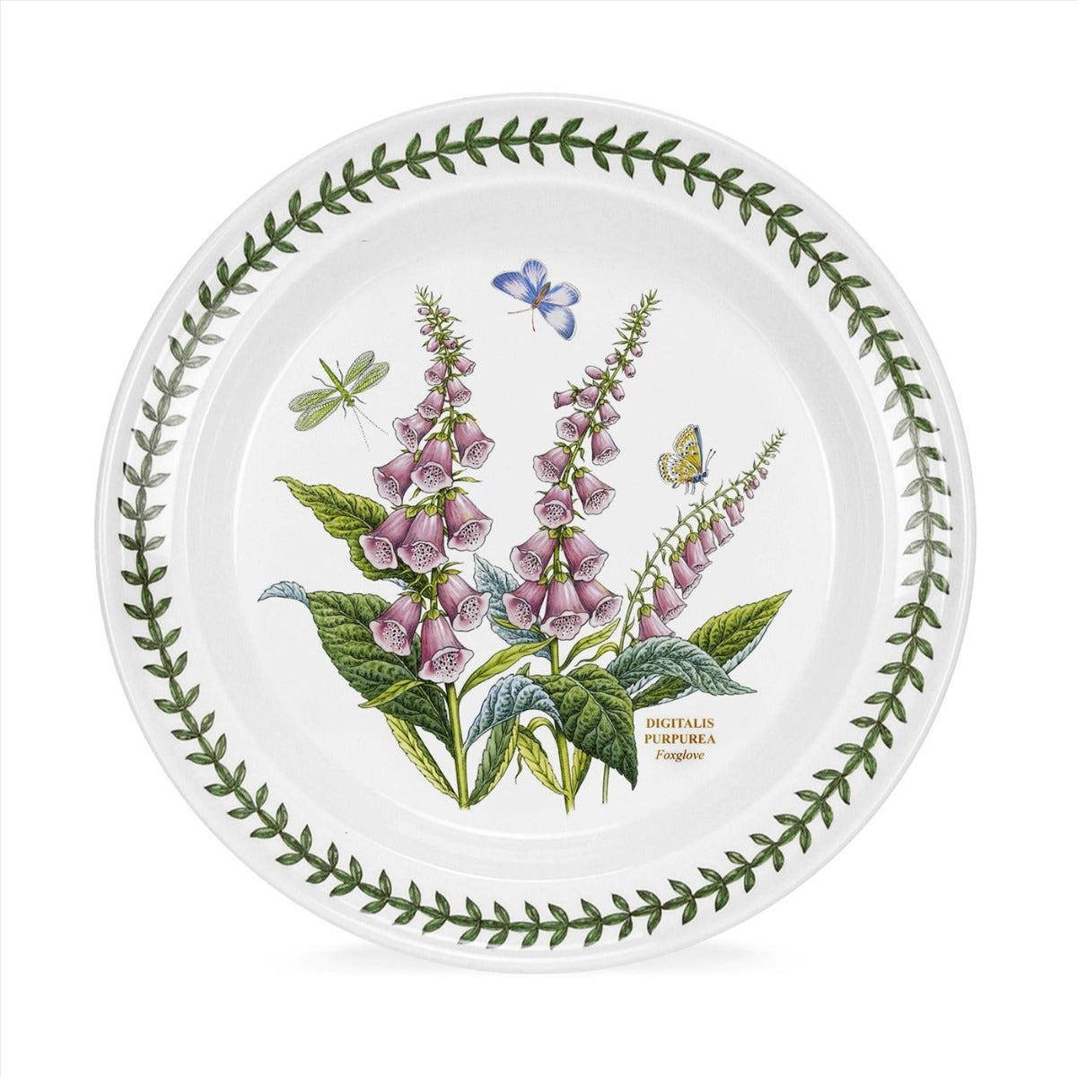 Seconds Portmeirion Botanic Garden Set Of 6 10 Inch Plates -  Foxglove