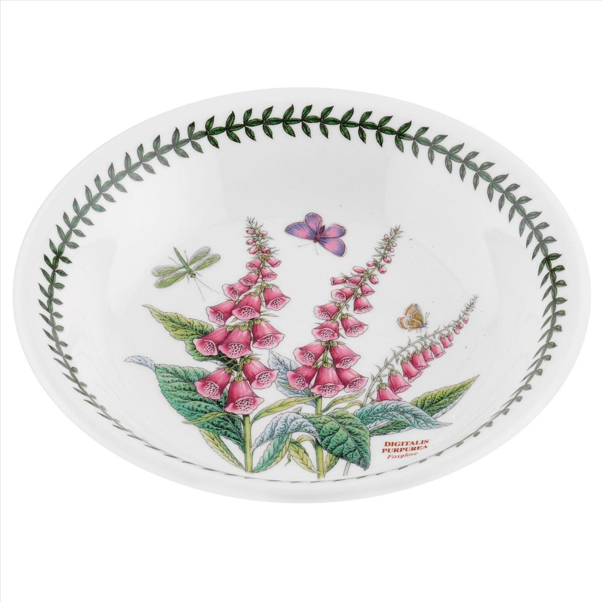 Seconds Portmeirion Botanic Garden 8 Inch Pasta Bowl - Foxglove