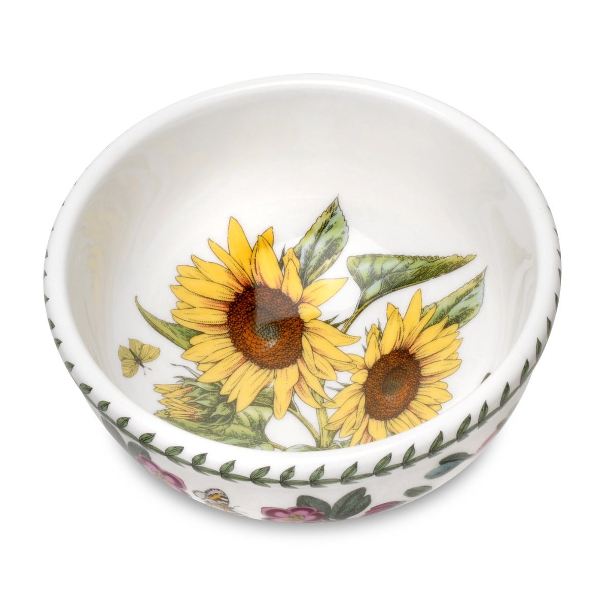 Seconds Portmeirion Botanic Garden 5.5 Inch Fruit Salad Bowl - Sunflower