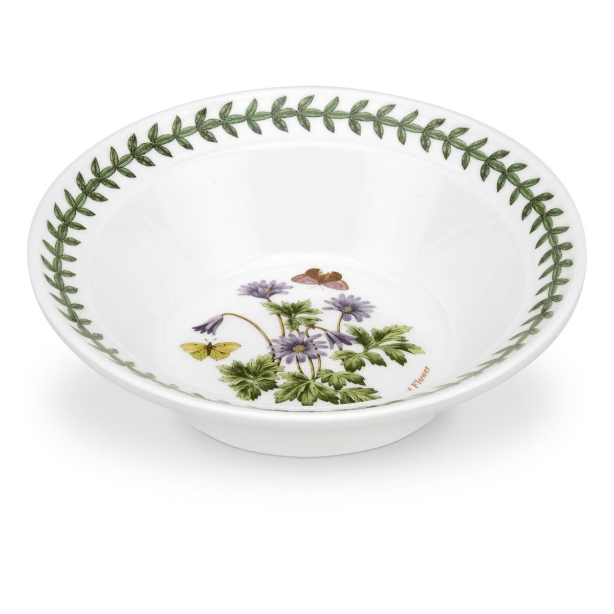 Seconds Portmeirion Botanic Garden Set Of 6 6 Inch Oatmeal Bowls - Wind Flower